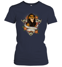 Load image into Gallery viewer, Disney Lion King Scar and Hyenas I'm Surrounded By Idiots Women's T-Shirt

