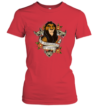 Load image into Gallery viewer, Disney Lion King Scar and Hyenas I'm Surrounded By Idiots Women's T-Shirt
