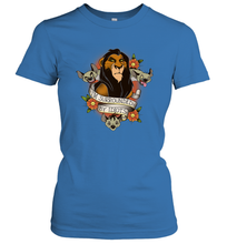 Load image into Gallery viewer, Disney Lion King Scar and Hyenas I'm Surrounded By Idiots Women's T-Shirt

