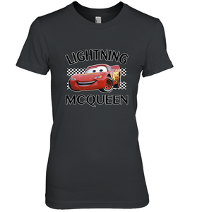 Disney Pixar Cars Lightning McQueen Finish Women's Premium T-Shirt