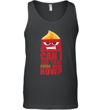 Load image into Gallery viewer, Disney Pixar Inside Out Anger Curse Quote Men&#39;s Tank Top
