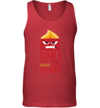 Load image into Gallery viewer, Disney Pixar Inside Out Anger Curse Quote Men&#39;s Tank Top
