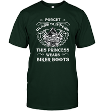 Load image into Gallery viewer, Forget glass slippers this princess wears biker boots Men's T-Shirt
