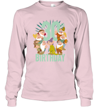 Load image into Gallery viewer, Disney Snow White Dwarfs Group Shot 30th Birthday Long Sleeve T-Shirt
