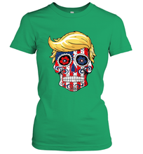 Load image into Gallery viewer, Trump sugar skull Women's T-Shirt
