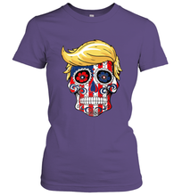 Load image into Gallery viewer, Trump sugar skull Women's T-Shirt
