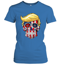 Load image into Gallery viewer, Trump sugar skull Women's T-Shirt
