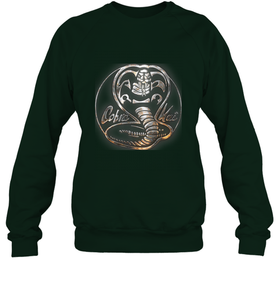 Cobra Kai Rusted Steel Snake Logo Crewneck Sweatshirt