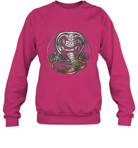 Cobra Kai Rusted Steel Snake Logo Crewneck Sweatshirt