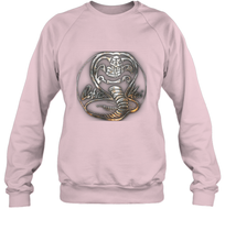 Load image into Gallery viewer, Cobra Kai Rusted Steel Snake Logo Crewneck Sweatshirt
