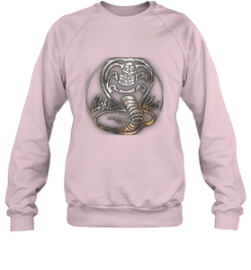 Cobra Kai Rusted Steel Snake Logo Crewneck Sweatshirt