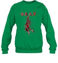 Load image into Gallery viewer, Basketball  Chicago Jordan G.O.A.T. Dunk Crewneck Sweatshirt
