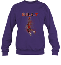 Load image into Gallery viewer, Basketball  Chicago Jordan G.O.A.T. Dunk Crewneck Sweatshirt
