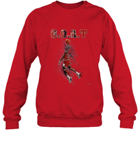 Load image into Gallery viewer, Basketball  Chicago Jordan G.O.A.T. Dunk Crewneck Sweatshirt

