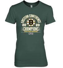 Load image into Gallery viewer, NHL Boston Bruins Fanatics 2020 Eastern Conference Champions Defensive Zone Women's Premium T-Shirt
