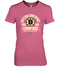 Load image into Gallery viewer, NHL Boston Bruins Fanatics 2020 Eastern Conference Champions Defensive Zone Women's Premium T-Shirt
