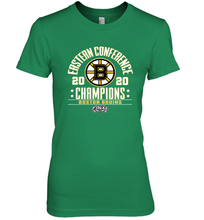 Load image into Gallery viewer, NHL Boston Bruins Fanatics 2020 Eastern Conference Champions Defensive Zone Women's Premium T-Shirt

