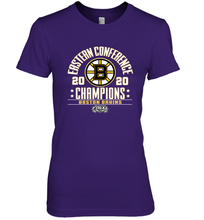 Load image into Gallery viewer, NHL Boston Bruins Fanatics 2020 Eastern Conference Champions Defensive Zone Women's Premium T-Shirt
