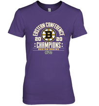 Load image into Gallery viewer, NHL Boston Bruins Fanatics 2020 Eastern Conference Champions Defensive Zone Women's Premium T-Shirt

