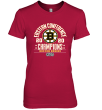 Load image into Gallery viewer, NHL Boston Bruins Fanatics 2020 Eastern Conference Champions Defensive Zone Women's Premium T-Shirt
