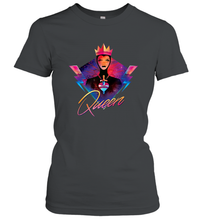 Load image into Gallery viewer, Disney Villains Evil Queen Neon 90s Rock Band Women's T-Shirt

