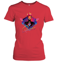 Load image into Gallery viewer, Disney Villains Evil Queen Neon 90s Rock Band Women's T-Shirt
