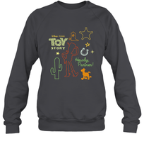 Load image into Gallery viewer, Disney Pixar Toy Story Howdy Partner Woody Shapes Crewneck Sweatshirt
