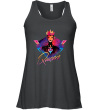 Load image into Gallery viewer, Disney Villains Evil Queen Neon 90s Rock Band Women's Racerback Tank
