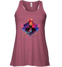 Load image into Gallery viewer, Disney Villains Evil Queen Neon 90s Rock Band Women's Racerback Tank
