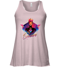 Load image into Gallery viewer, Disney Villains Evil Queen Neon 90s Rock Band Women's Racerback Tank
