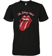 Load image into Gallery viewer, Mens The Rolling Stones Script Tongue Logo Men's Premium T-Shirt
