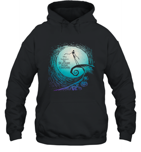 Disney Nightmare Before Christmas Jack Movie Logo Hooded Sweatshirt