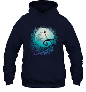 Disney Nightmare Before Christmas Jack Movie Logo Hooded Sweatshirt