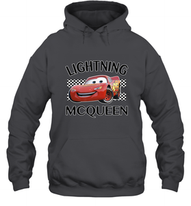 Disney Pixar Cars Lightning McQueen Finish Hooded Sweatshirt