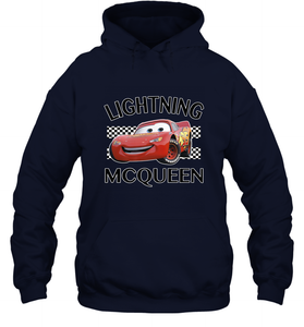 Disney Pixar Cars Lightning McQueen Finish Hooded Sweatshirt