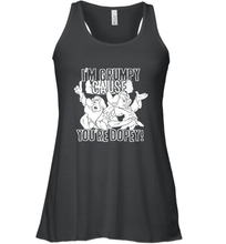 Load image into Gallery viewer, Disney Snow White Grumpy Cause You're Dopey Women's Racerback Tank
