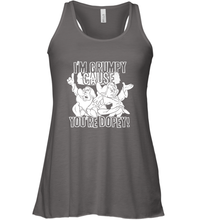 Load image into Gallery viewer, Disney Snow White Grumpy Cause You're Dopey Women's Racerback Tank
