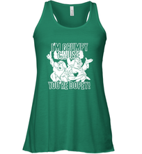 Load image into Gallery viewer, Disney Snow White Grumpy Cause You're Dopey Women's Racerback Tank
