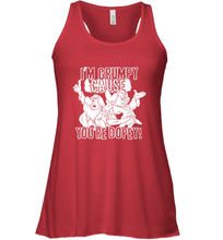 Load image into Gallery viewer, Disney Snow White Grumpy Cause You're Dopey Women's Racerback Tank

