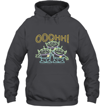 Load image into Gallery viewer, Disney Pixar Toy Story Neon Aliens Ooohh Hooded Sweatshirt
