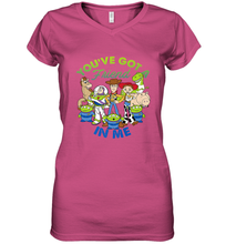 Load image into Gallery viewer, Disney Pixar Toy Story Cartoon Group Shot Women&#39;s V-Neck T-Shirt
