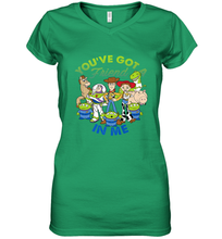 Load image into Gallery viewer, Disney Pixar Toy Story Cartoon Group Shot Women&#39;s V-Neck T-Shirt
