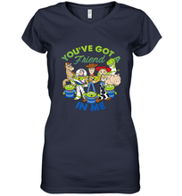 Load image into Gallery viewer, Disney Pixar Toy Story Cartoon Group Shot Women&#39;s V-Neck T-Shirt
