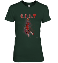 Load image into Gallery viewer, Basketball  Chicago Jordan G.O.A.T. Dunk Women&#39;s Premium T-Shirt
