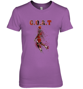 Basketball  Chicago Jordan G.O.A.T. Dunk Women's Premium T-Shirt