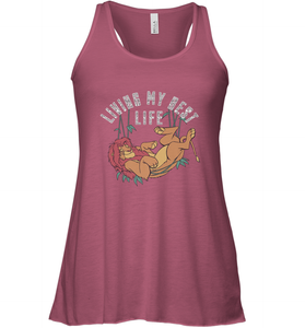 Disney Lion King Simba Living My Best Life Women's Racerback Tank