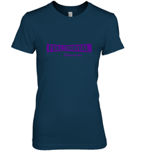 Load image into Gallery viewer, Full Frontal with Samantha Bee Purple Logo Women's Premium T-Shirt
