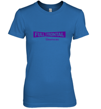 Load image into Gallery viewer, Full Frontal with Samantha Bee Purple Logo Women's Premium T-Shirt
