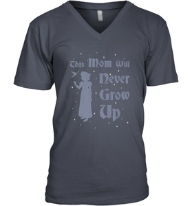 Disney Peter Pan This Mom Will Never Grow Up Men's V-Neck