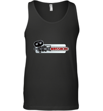 Load image into Gallery viewer, Cinemassacre Modern Chainsaw Logo Men&#39;s Tank Top
